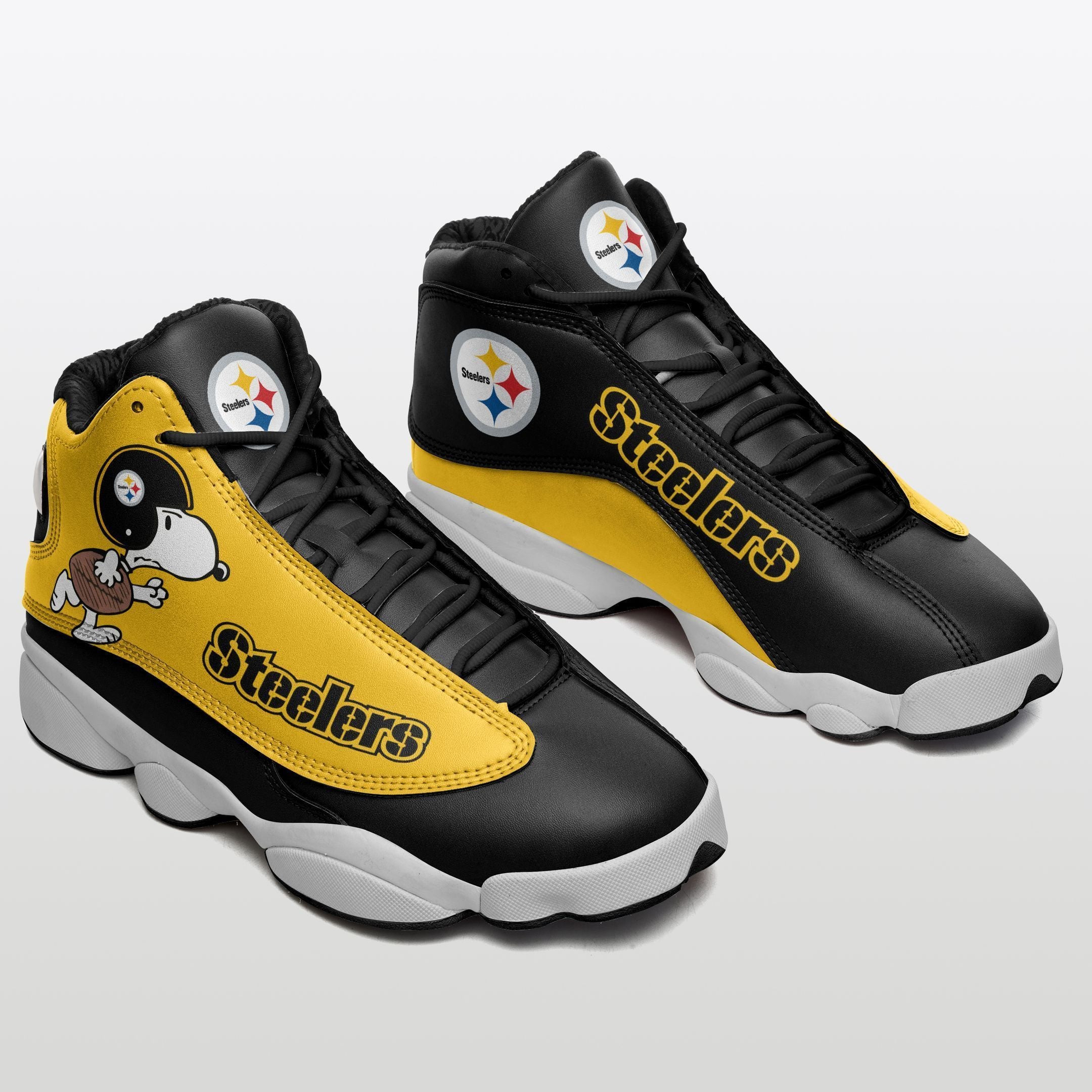 Pittsburgh Steelers NFL JD13 Sneakers Shoes for Men & Women | Custom Fan Gift