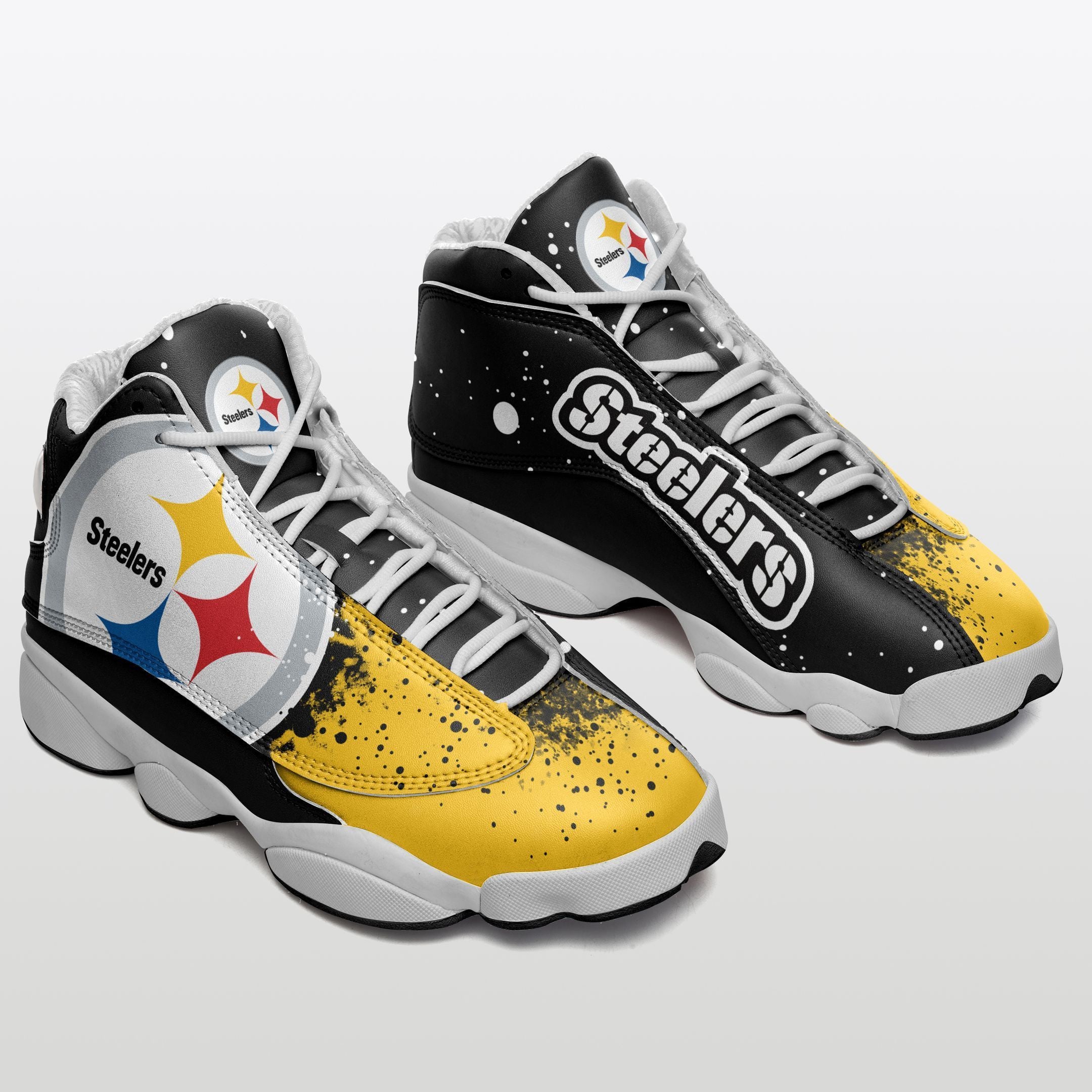 Pittsburgh Steelers NFL JD13 Sneakers Shoes for Men & Women | Custom Fan Gift