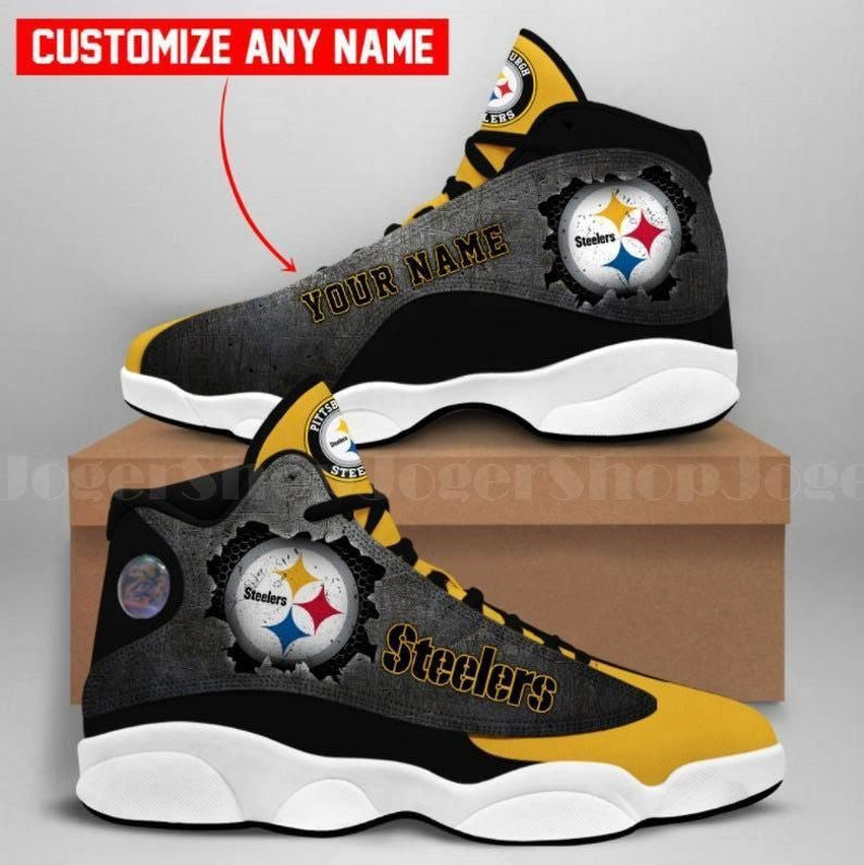 Pittsburgh Steelers NFL JD13 Sneakers Shoes for Men & Women | Custom Fan Gift