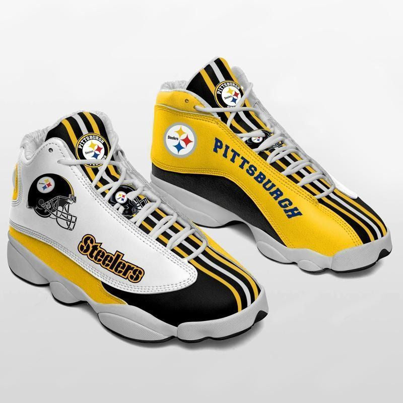 Pittsburgh Steelers NFL JD13 Sneakers Shoes for Men & Women | Custom Fan Gift