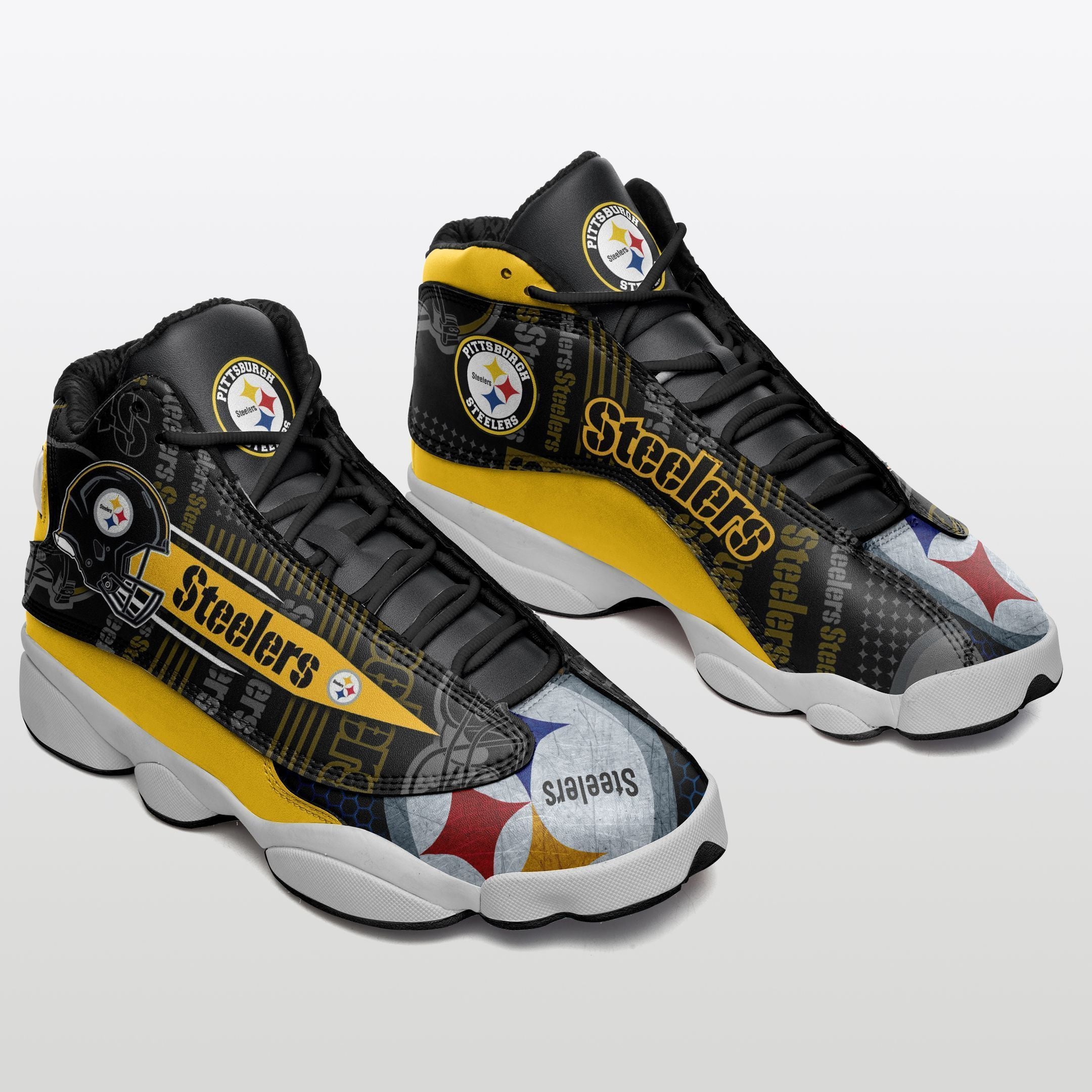Pittsburgh Steelers NFL JD13 Sneakers Shoes for Men & Women | Custom Fan Gift