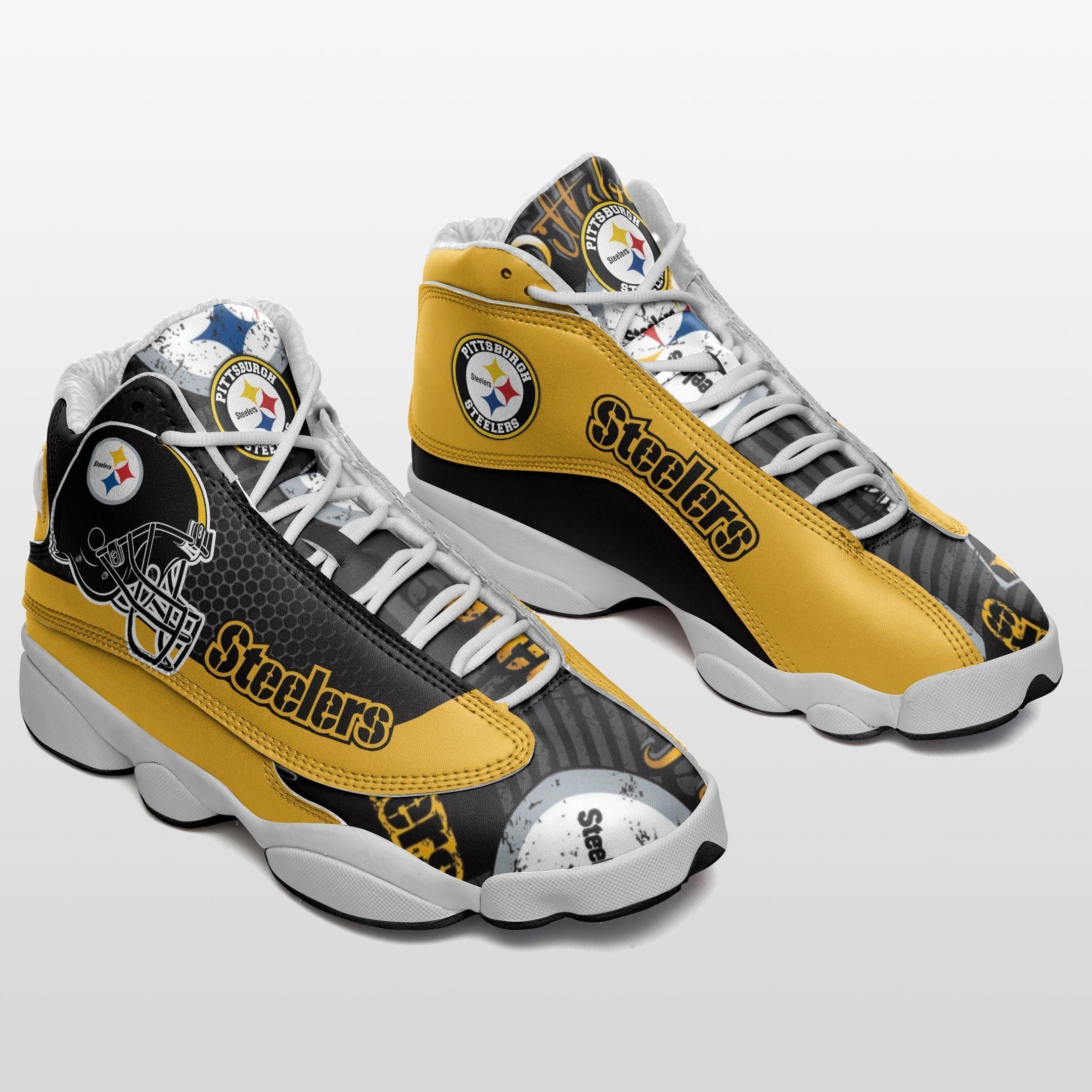 Pittsburgh Steelers NFL JD13 Sneakers Shoes for Men & Women | Custom Fan Gift