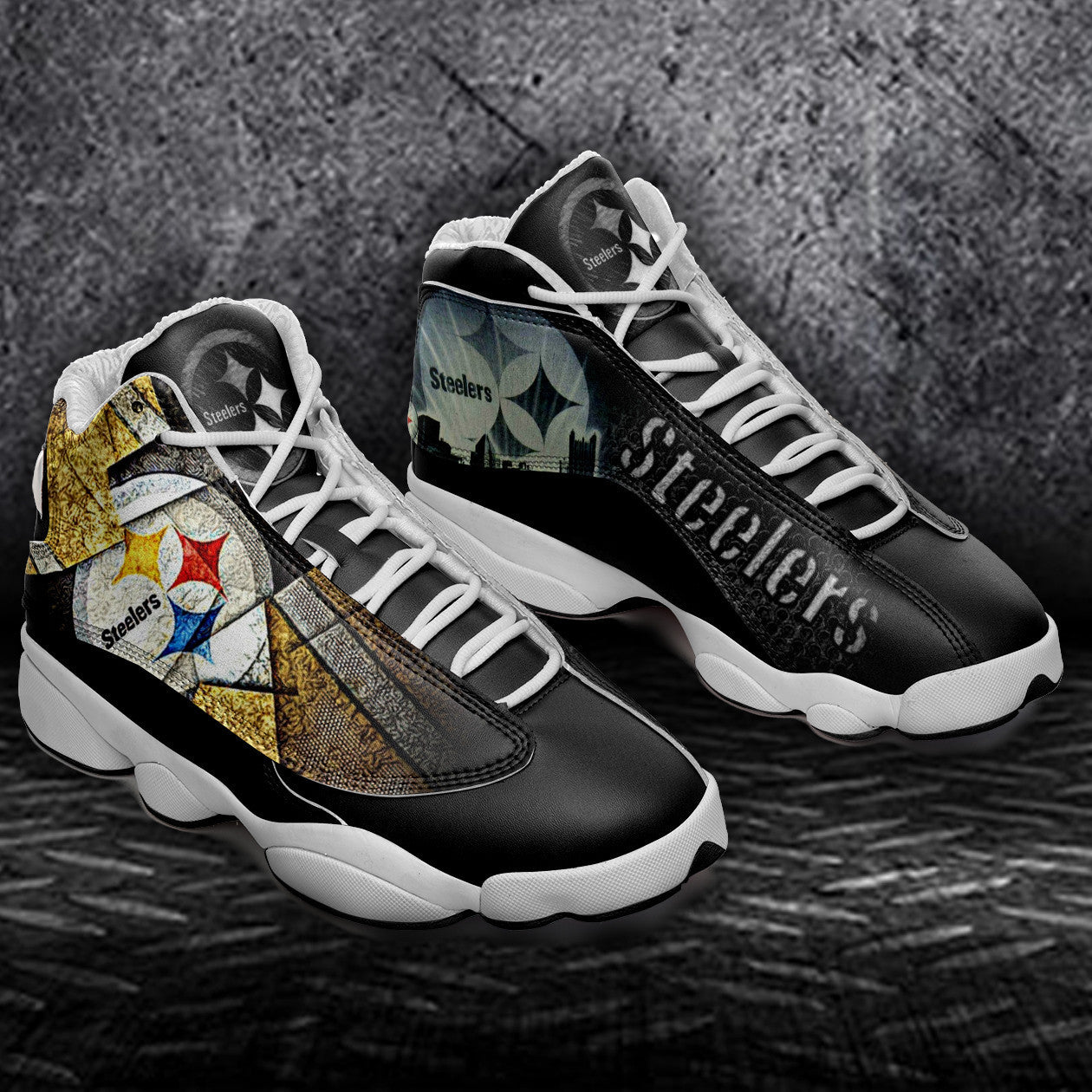 Pittsburgh Steelers NFL JD13 Sneakers Shoes for Men & Women | Custom Fan Gift