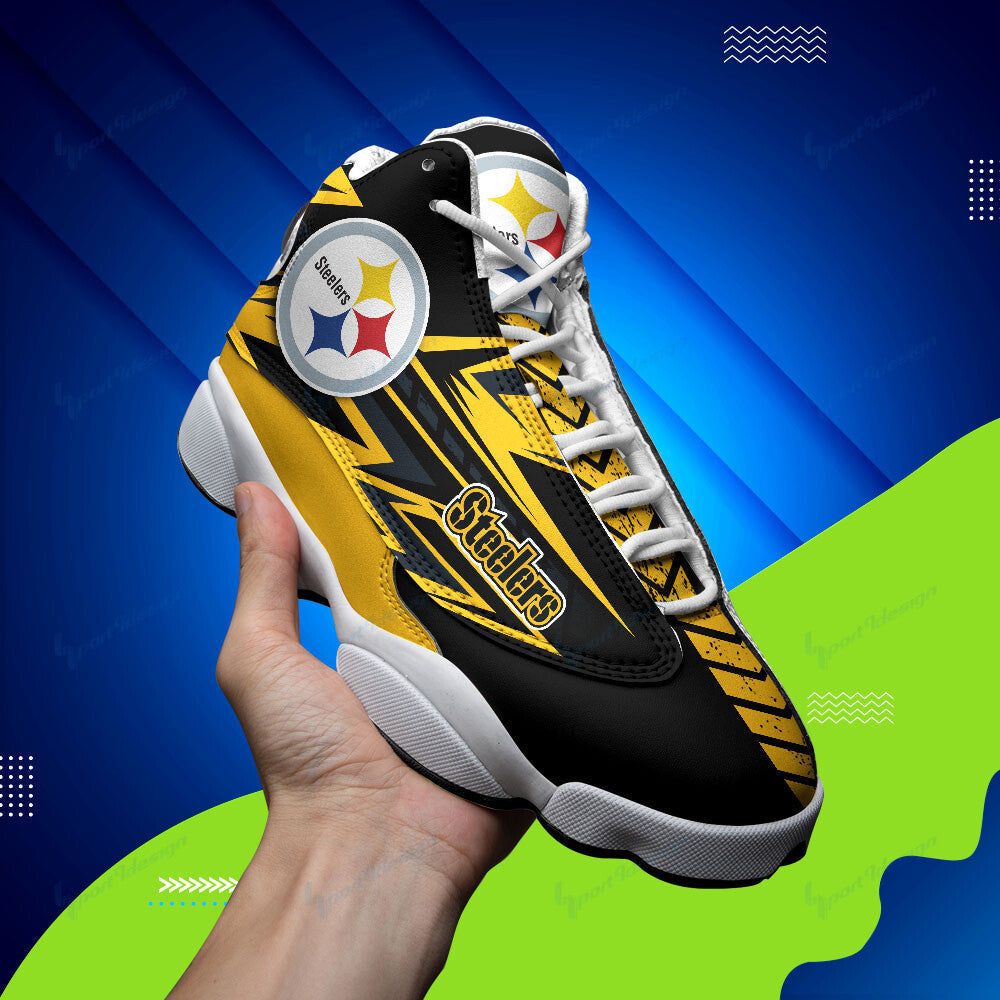 Pittsburgh Steelers NFL JD13 Sneakers Shoes for Men & Women | Custom Fan Gift