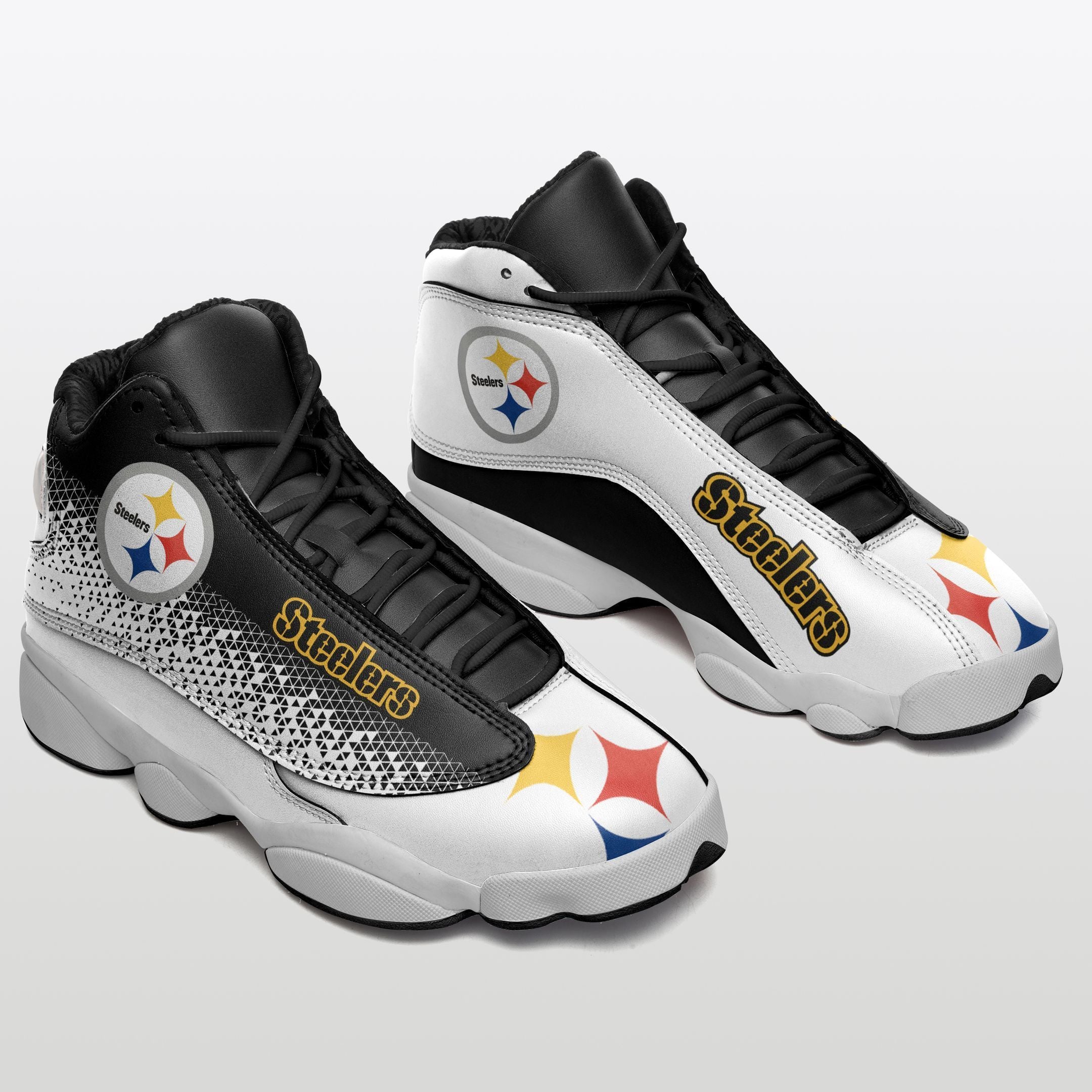 Pittsburgh Steelers NFL JD13 Sneakers Shoes for Men & Women | Custom Fan Gift