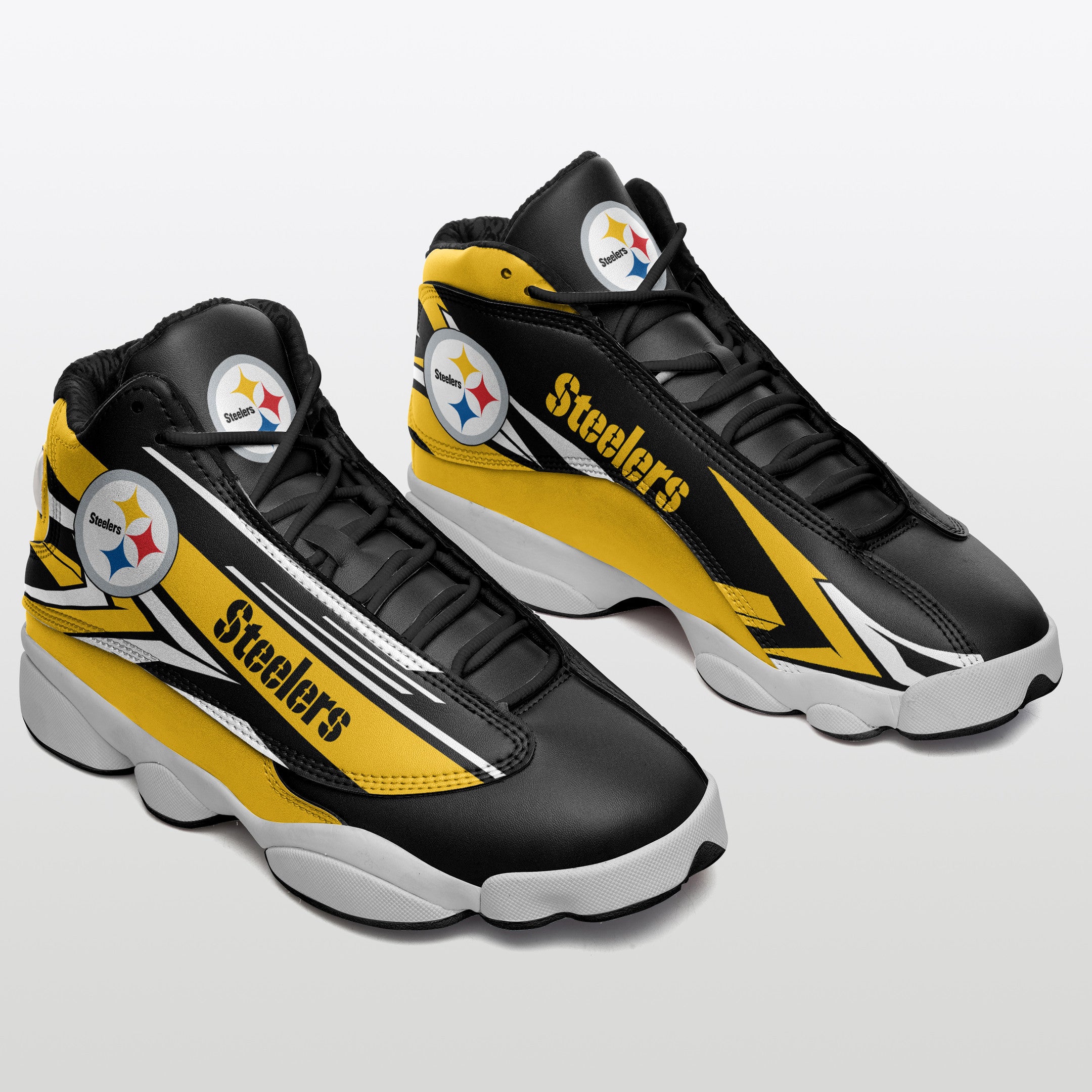 Pittsburgh Steelers NFL JD13 Sneakers Shoes for Men & Women | Custom Fan Gift - Image 4