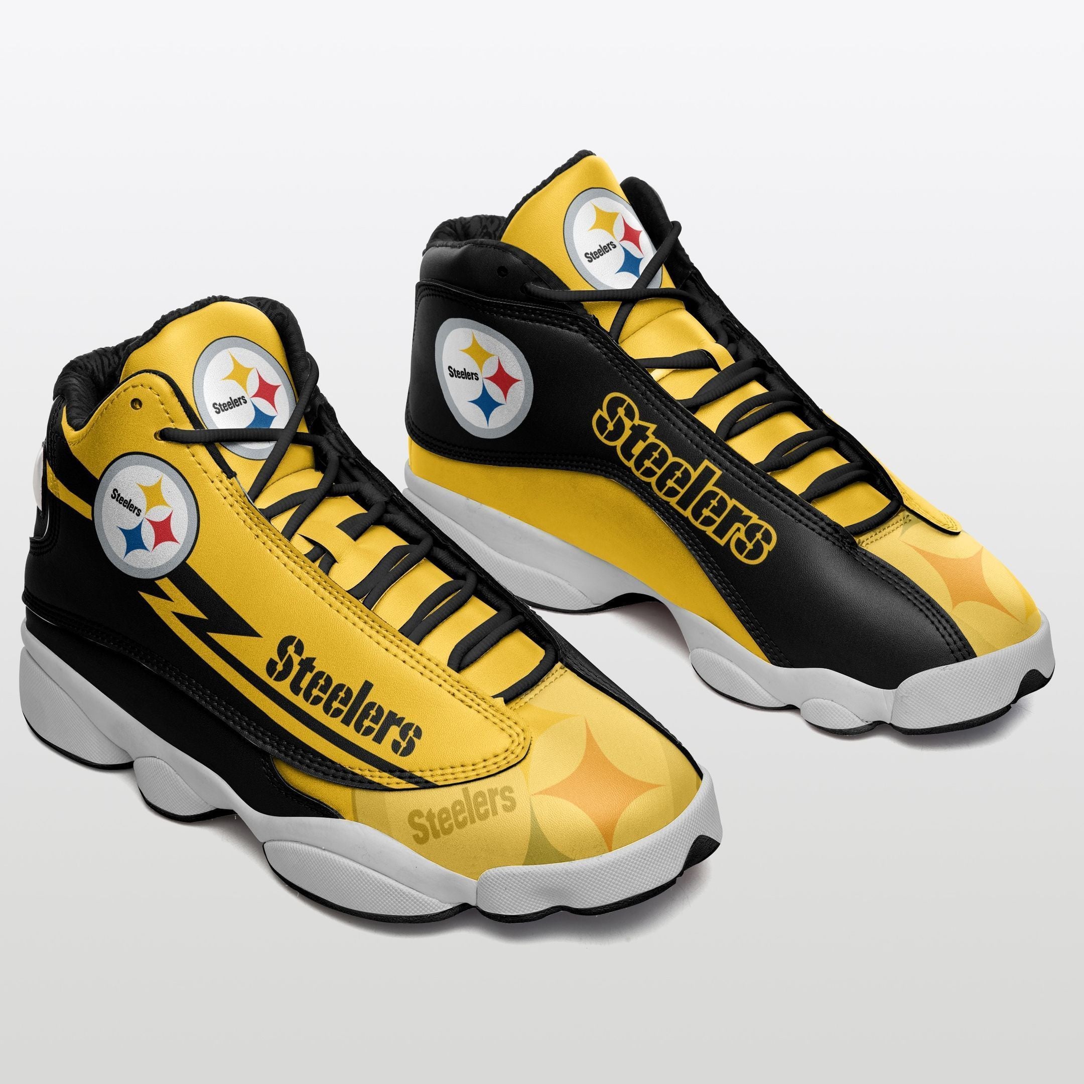 Pittsburgh Steelers NFL JD13 Sneakers Shoes for Men & Women | Custom Fan Gift