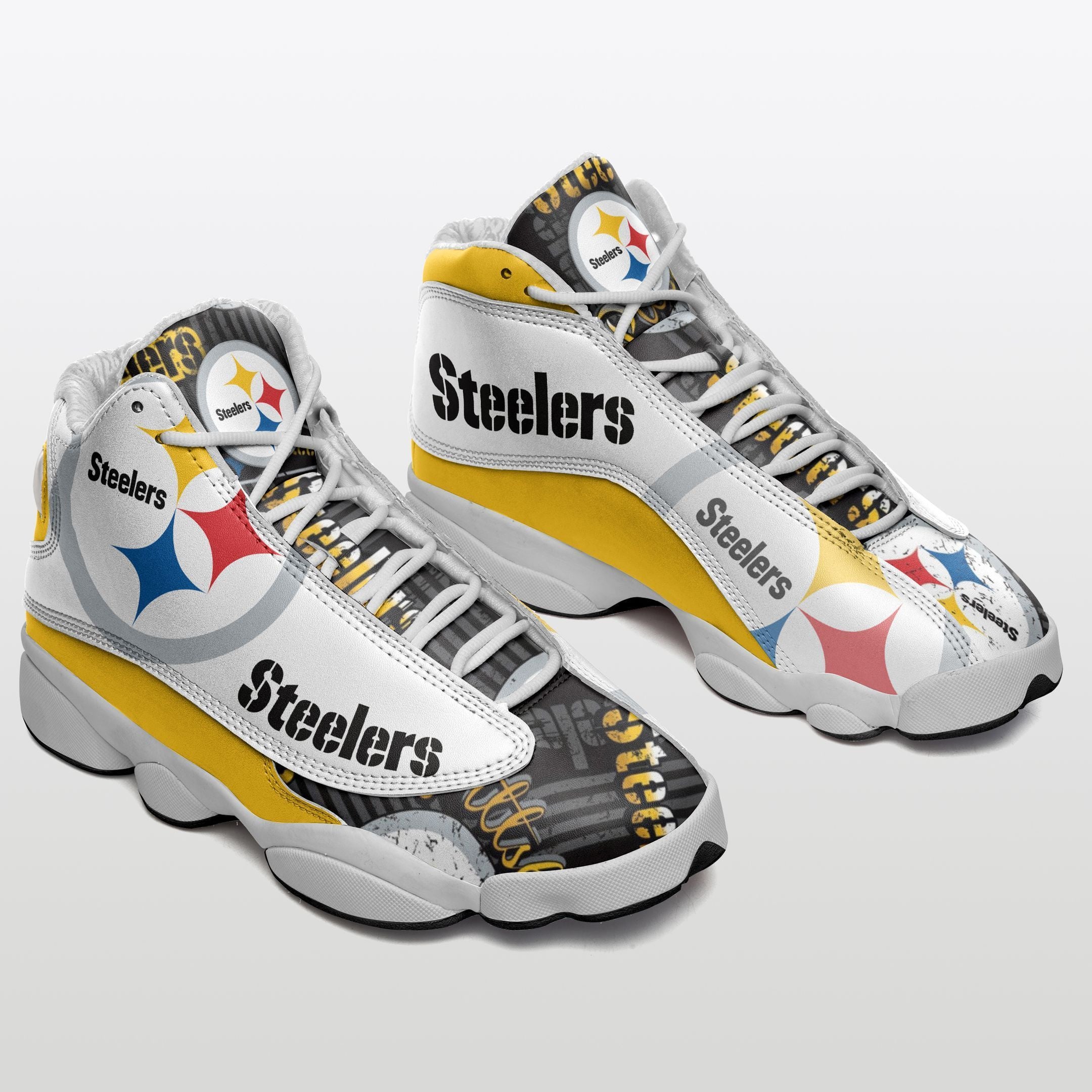 Pittsburgh Steelers NFL JD13 Sneakers Shoes for Men & Women | Custom Fan Gift