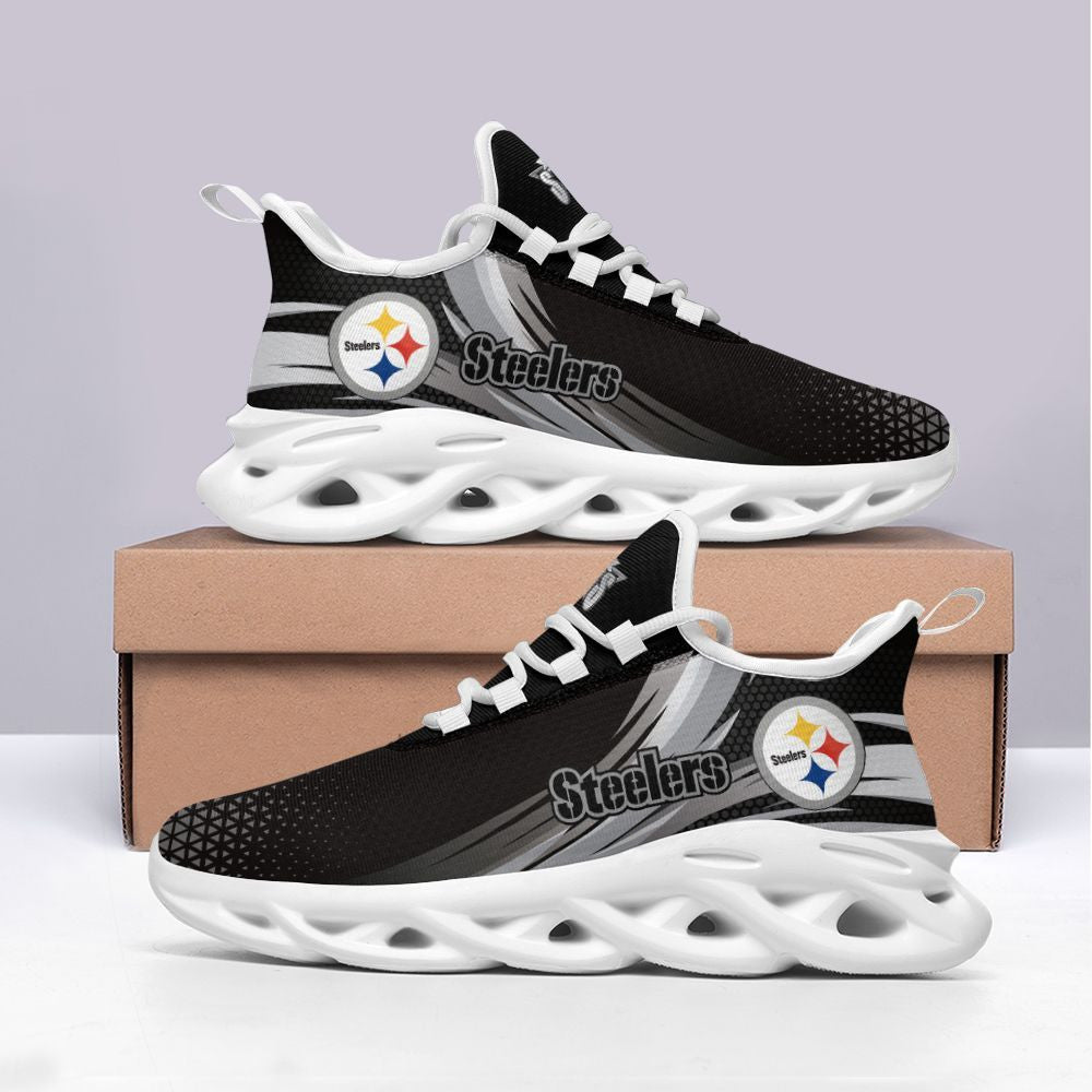 Pittsburgh Steelers NFL Max Soul Shoes Sneakers for Men And Women – NFL Football Fan Shoes, Team Sneakers - Image 3
