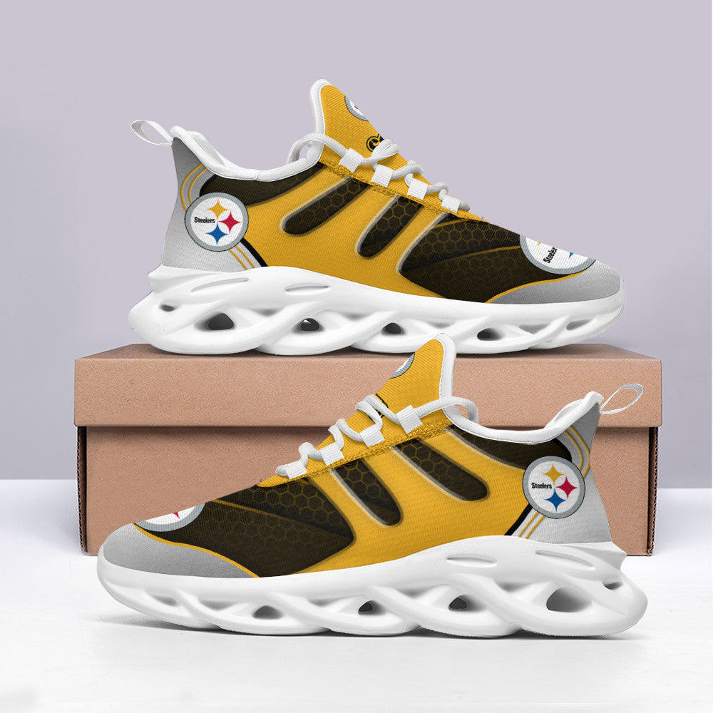 Pittsburgh Steelers NFL Max Soul Shoes Sneakers for Men And Women – NFL Football Fan Shoes, Team Sneakers - Image 5