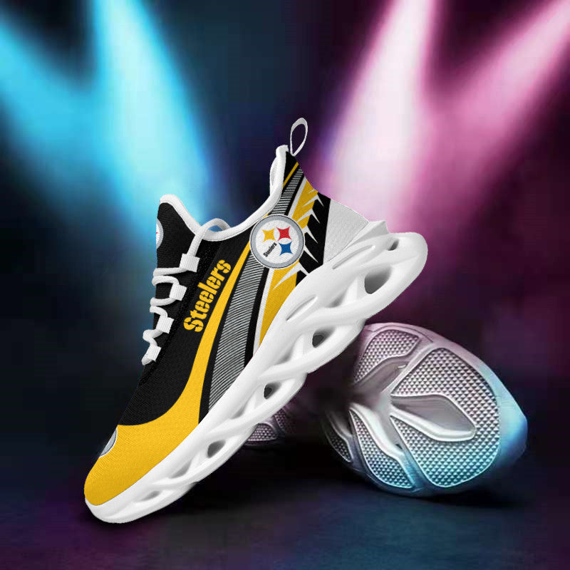 Pittsburgh Steelers NFL Max Soul Shoes Sneakers for Men And Women – NFL Football Fan Shoes, Team Sneakers - Image 4