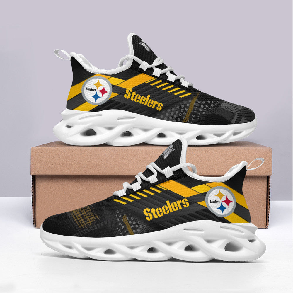 Pittsburgh Steelers NFL Max Soul Shoes Sneakers for Men And Women – NFL Football Fan Shoes, Team Sneakers - Image 5