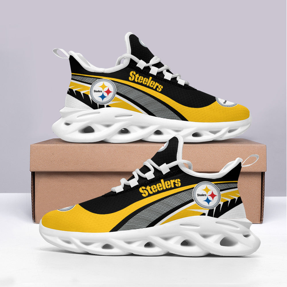 Pittsburgh Steelers NFL Max Soul Shoes Sneakers for Men And Women – NFL Football Fan Shoes, Team Sneakers - Image 3