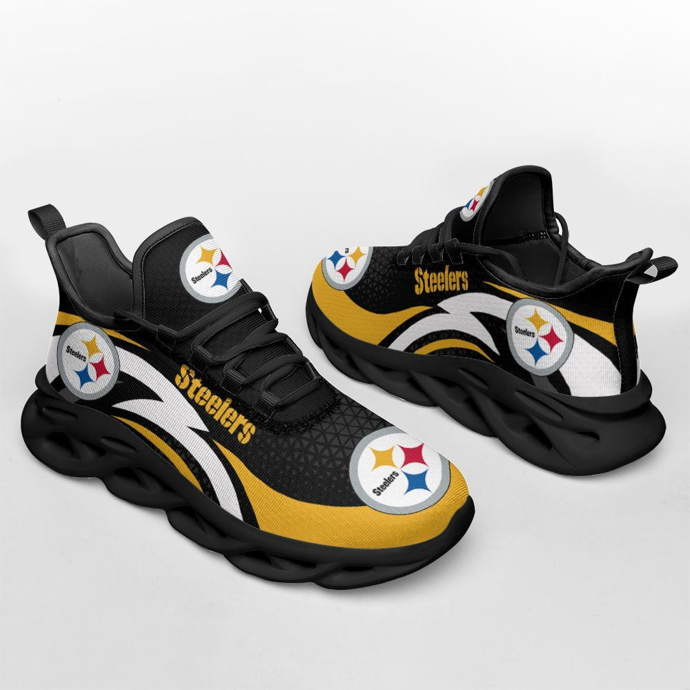 Pittsburgh Steelers NFL Max Soul Shoes Sneakers for Men And Women – NFL Football Fan Shoes, Team Sneakers - Image 6