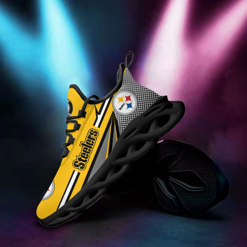 Pittsburgh Steelers NFL Max Soul Shoes Sneakers for Men And Women – NFL Football Fan Shoes, Team Sneakers - Image 3