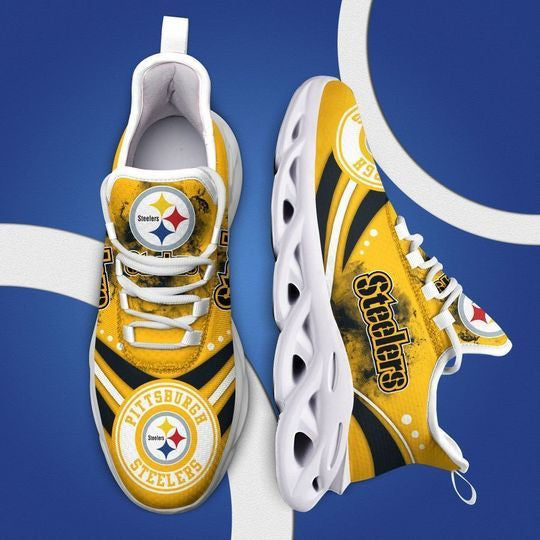 Pittsburgh Steelers NFL Max Soul Shoes Sneakers for Men And Women – NFL Football Fan Shoes, Team Sneakers - Image 3