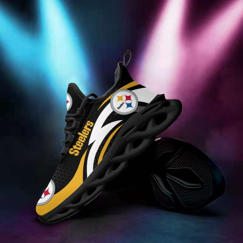 Pittsburgh Steelers NFL Max Soul Shoes Sneakers for Men And Women – NFL Football Fan Shoes, Team Sneakers - Image 5