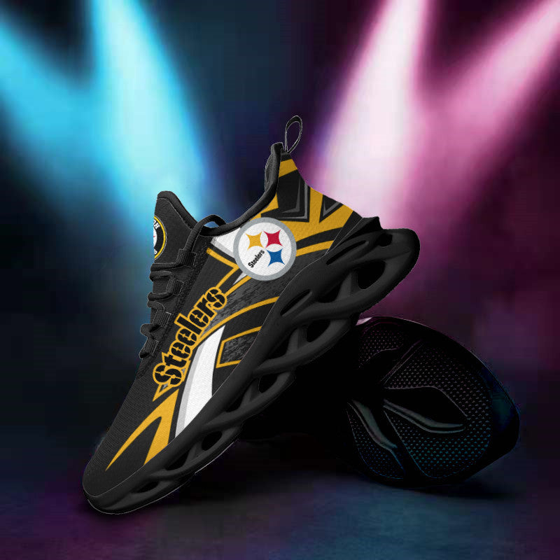 Pittsburgh Steelers NFL Max Soul Shoes Sneakers for Men And Women – NFL Football Fan Shoes, Team Sneakers - Image 5