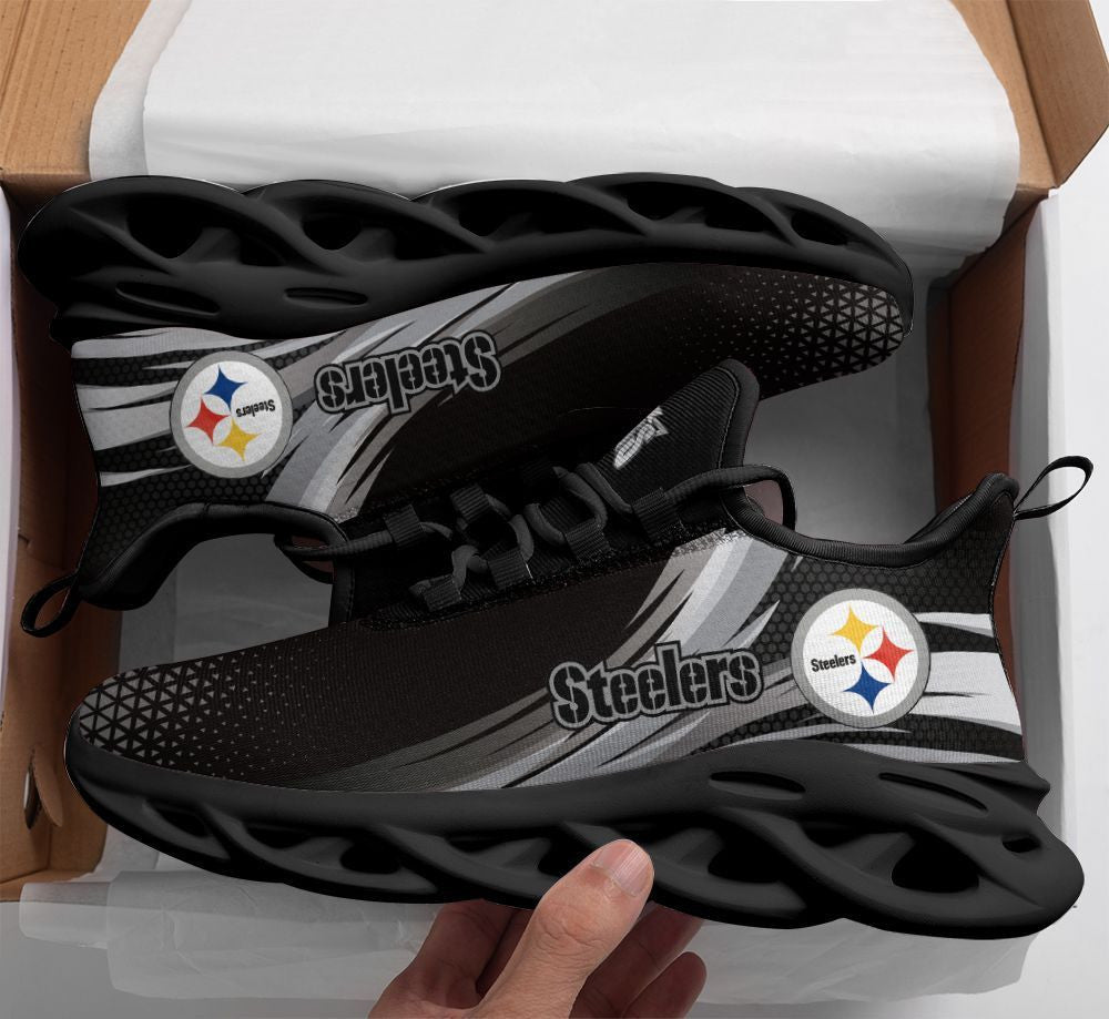 Pittsburgh Steelers NFL Max Soul Shoes Sneakers for Men And Women – NFL Football Fan Shoes, Team Sneakers - Image 5