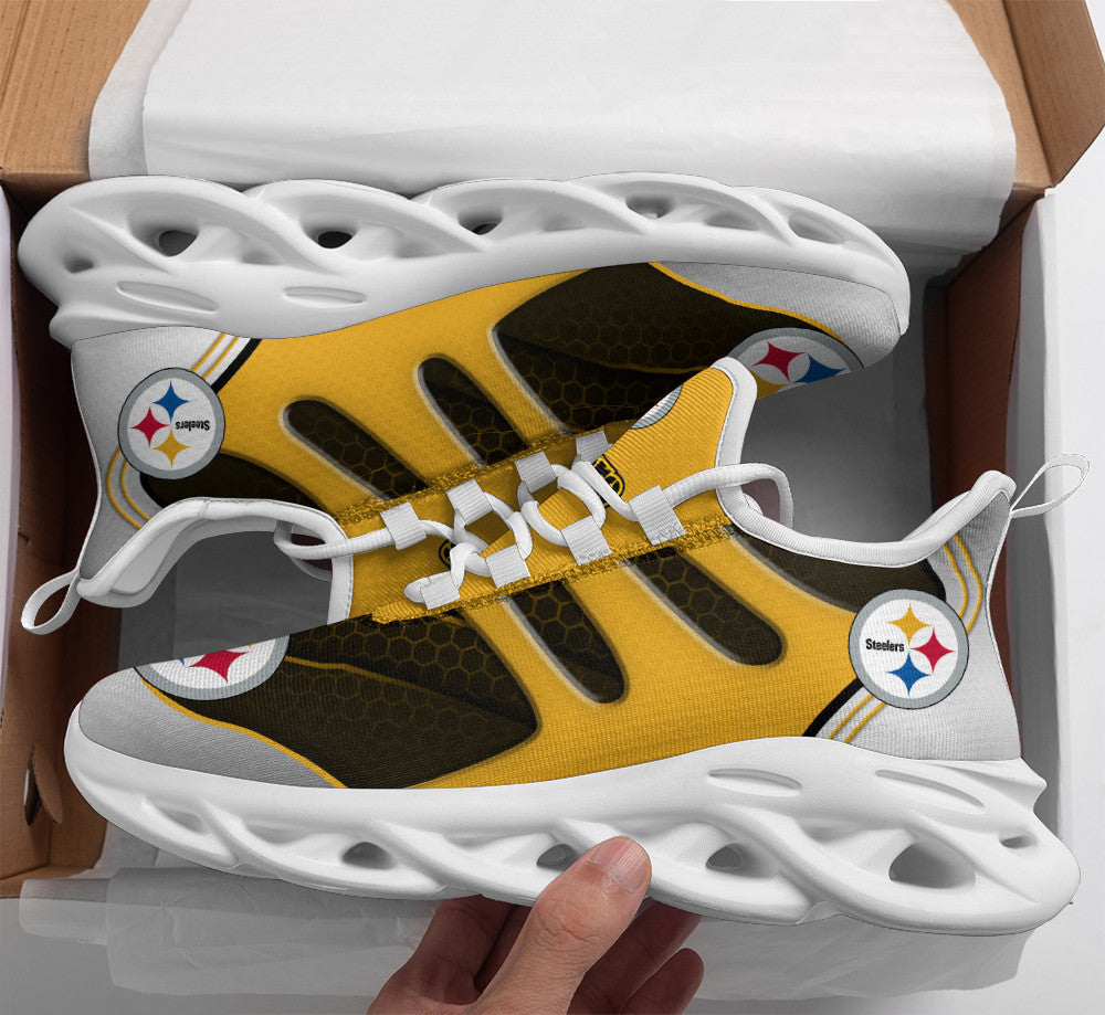 Pittsburgh Steelers NFL Max Soul Shoes Sneakers for Men And Women – NFL Football Fan Shoes, Team Sneakers - Image 6