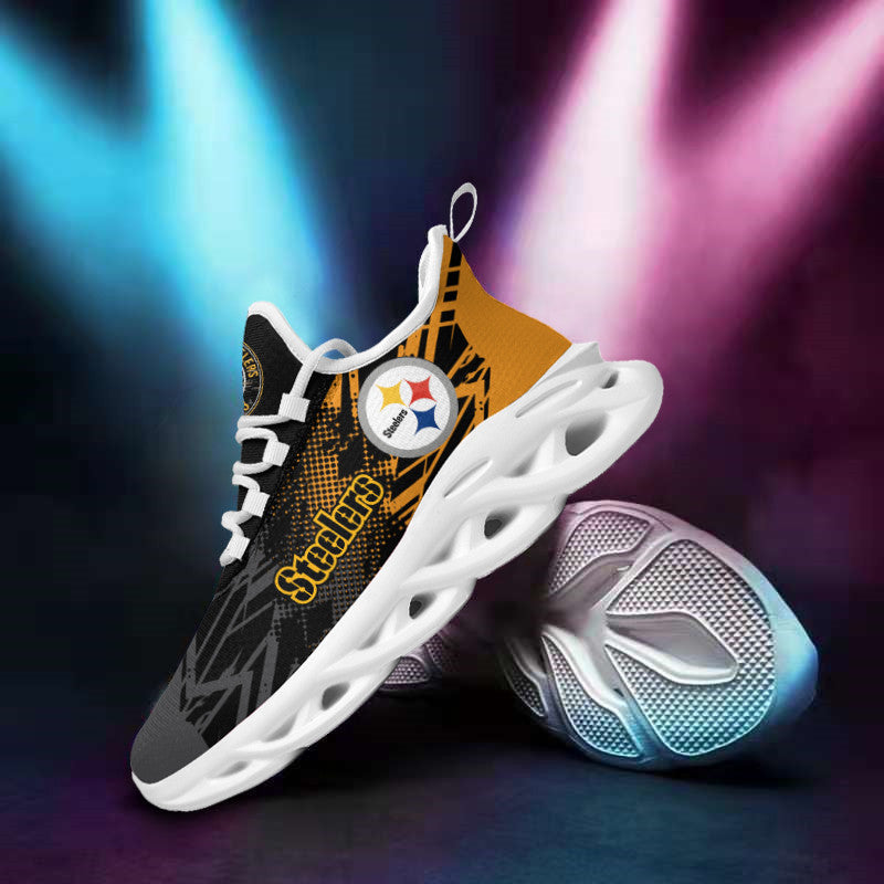 Pittsburgh Steelers NFL Max Soul Shoes Sneakers for Men And Women – NFL Football Fan Shoes, Team Sneakers
