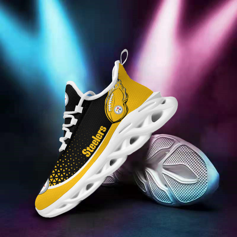 Pittsburgh Steelers NFL Max Soul Shoes Sneakers for Men And Women – NFL Football Fan Shoes, Team Sneakers - Image 3