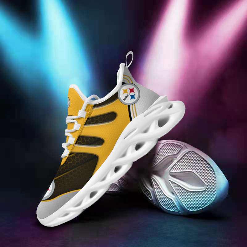 Pittsburgh Steelers NFL Max Soul Shoes Sneakers for Men And Women – NFL Football Fan Shoes, Team Sneakers - Image 3
