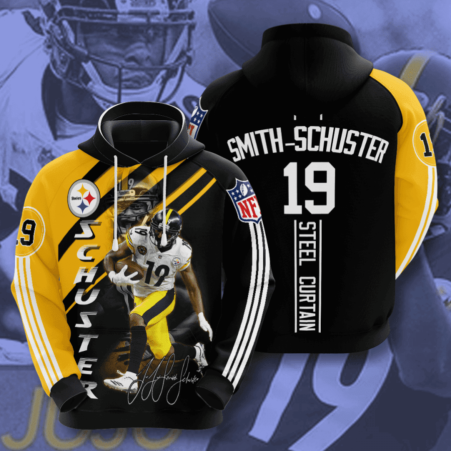 Pittsburgh Steelers Smith Schuster 3D All Over Print Hoodie & Zip Hoodie