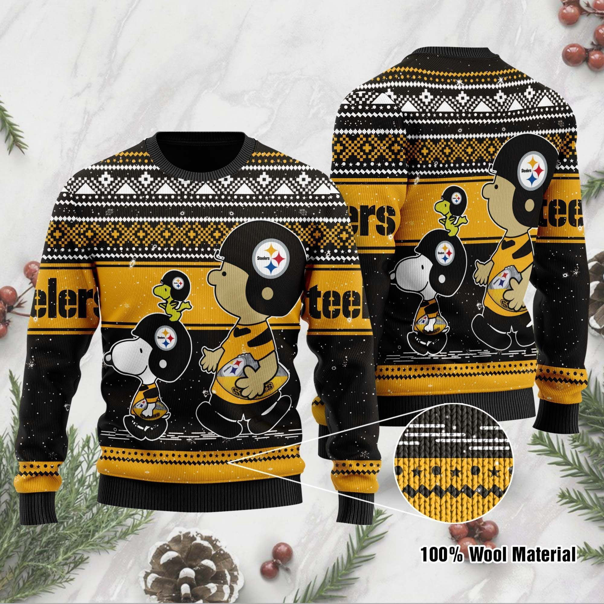 Pittsburgh Steelers Sweater Ugly Christmas Sweater, Perfect Holiday Gift
