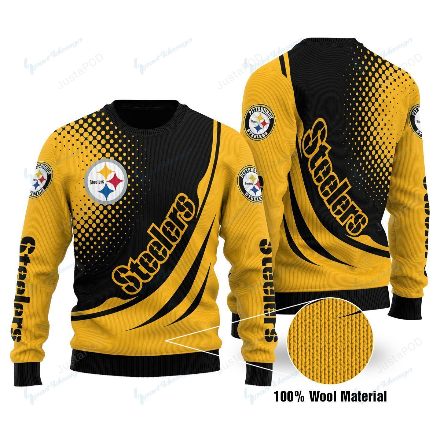 Pittsburgh Steelers Ugly Christmas Sweater, Perfect Holiday Gift