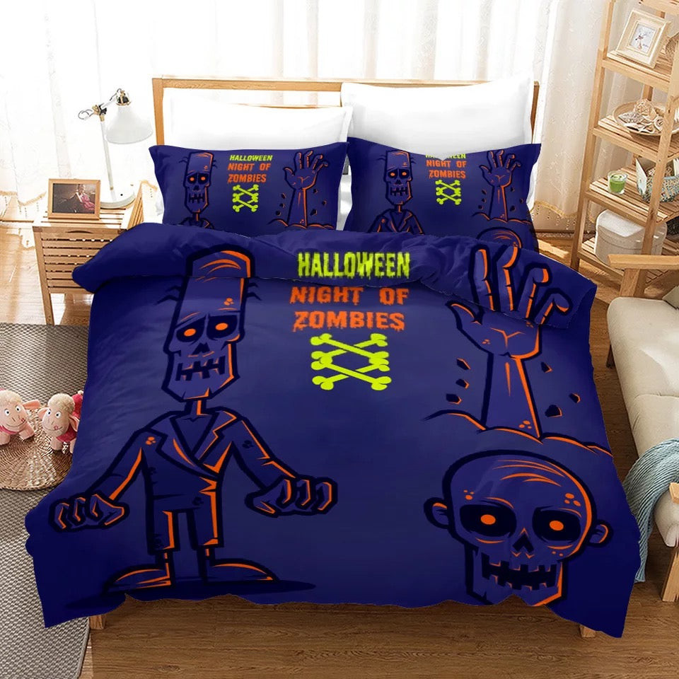 Plants Vs Zombies Duvet Cover Quilt Cover Pillowcase Bedding Set Bed Linen Home Bedroom Decor