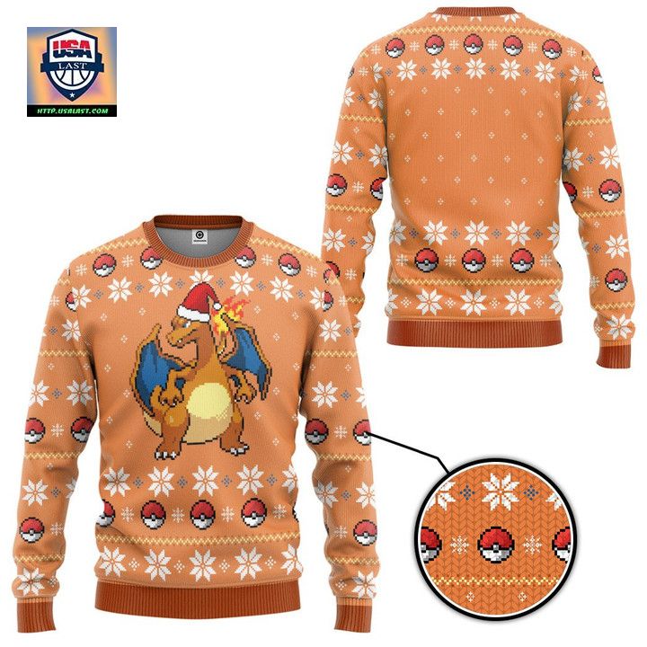 Pokemon Blaze Charizard Christmas Sweater