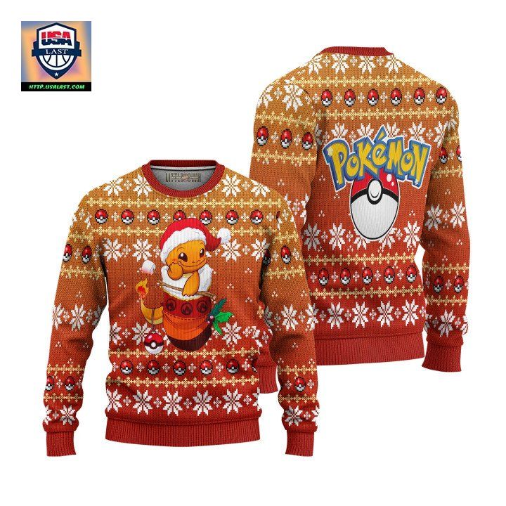 Pokemon Charizard Ugly Christmas Sweater Pokemon Anime Xmas Gift