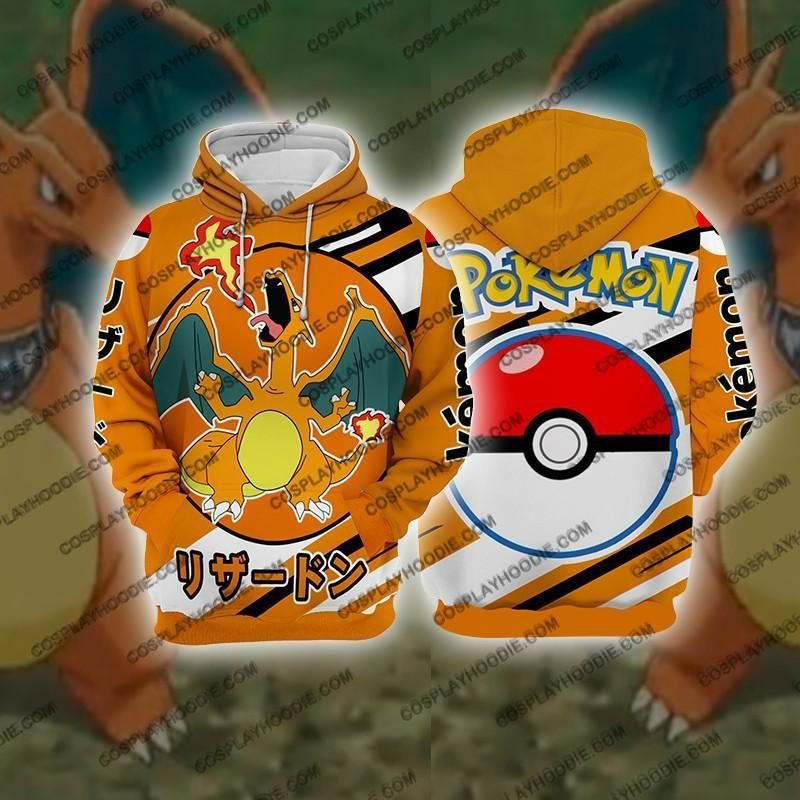 Pokemon Charizaword Cosplay 3D All Over Print Hoodie & Zip Hoodie