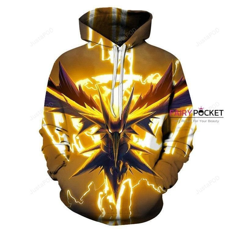Pokemon Gold 3D All Over Print Hoodie & Zip Hoodie