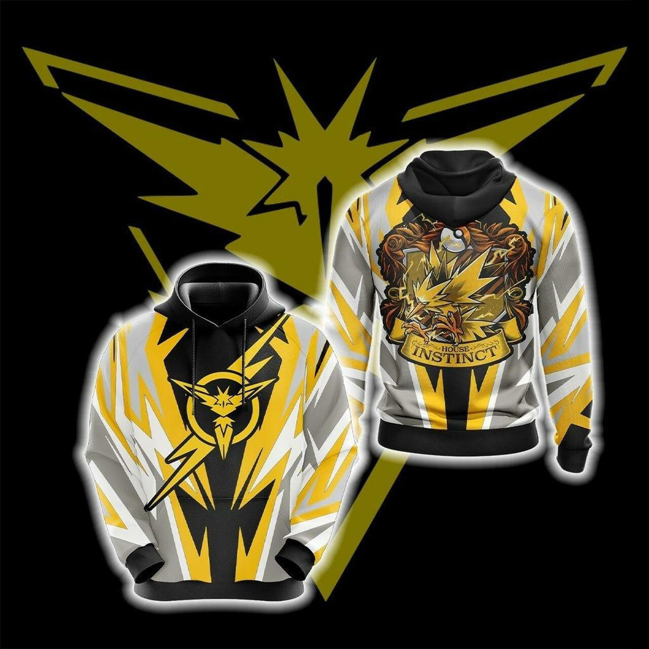 Pokemon - House Instinct Unisex 3D All Over Print Hoodie & Zip Hoodie