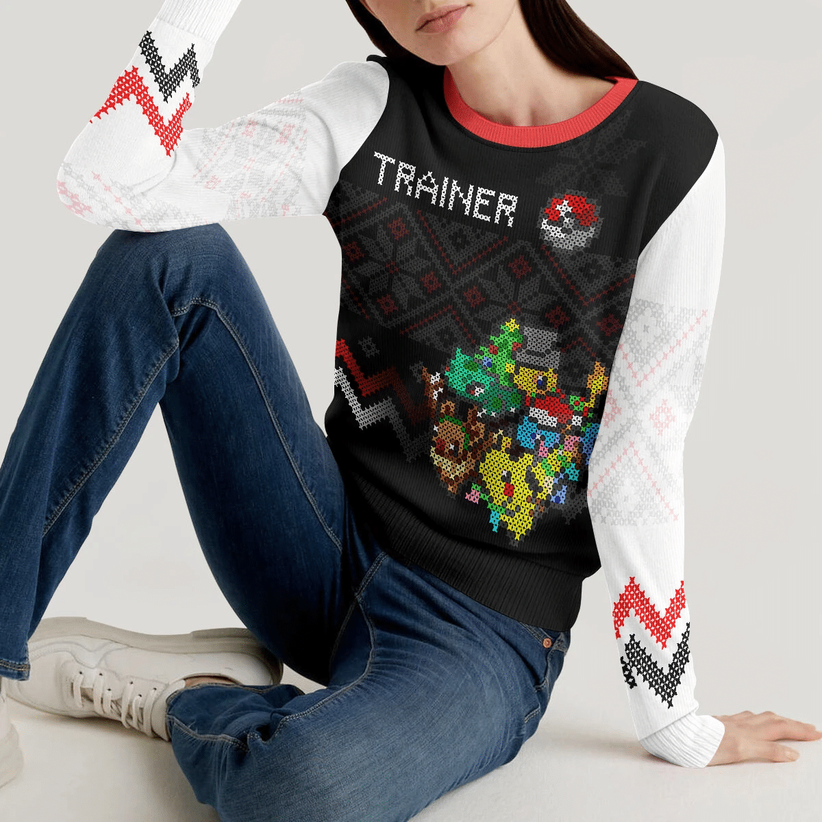 Pokemon League Ugly Christmas Sweater - Image 5