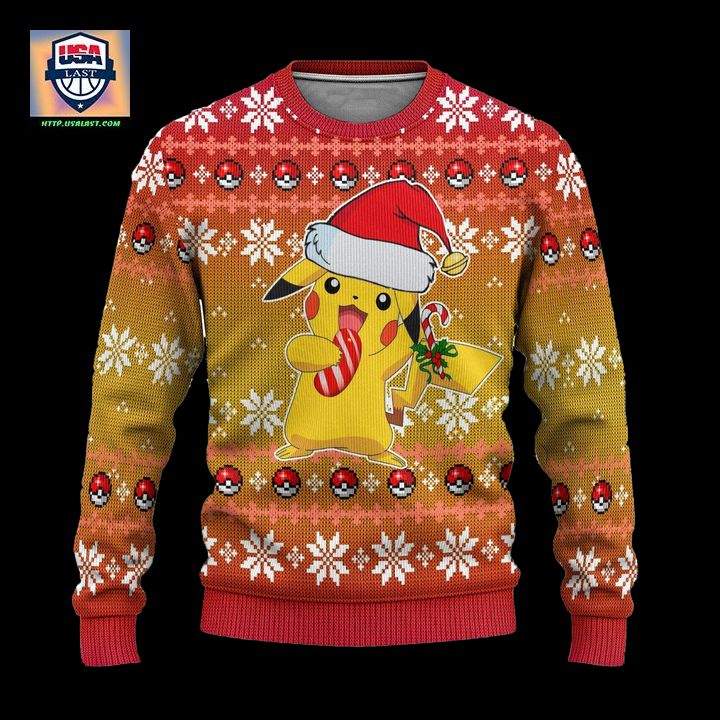 Pokemon Pikachu Anime Ugly Christmas Sweater Xmas Gift