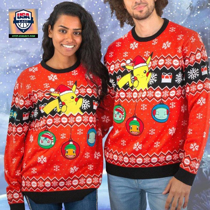 Pokemon Pikachu Christmas Ugly Sweater