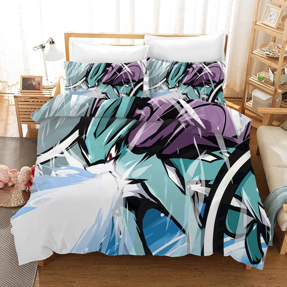 Pokemon Pikachu Gyarados Duvet Cover Quilt Cover Pillowcase Bedding Set Bed Linen Home Bedroom Decor