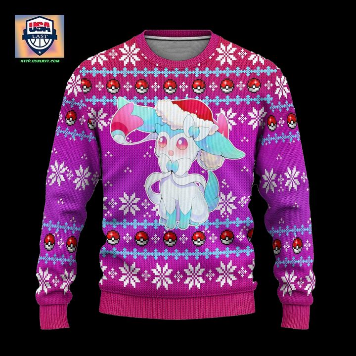 Pokemon Sylveon Anime Ugly Christmas Sweater Xmas Gift