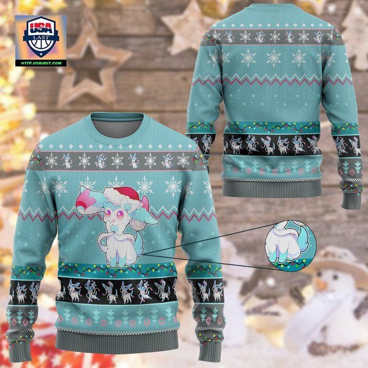 Pokemon Sylveon Imitation Ugly Sweater And Sweater