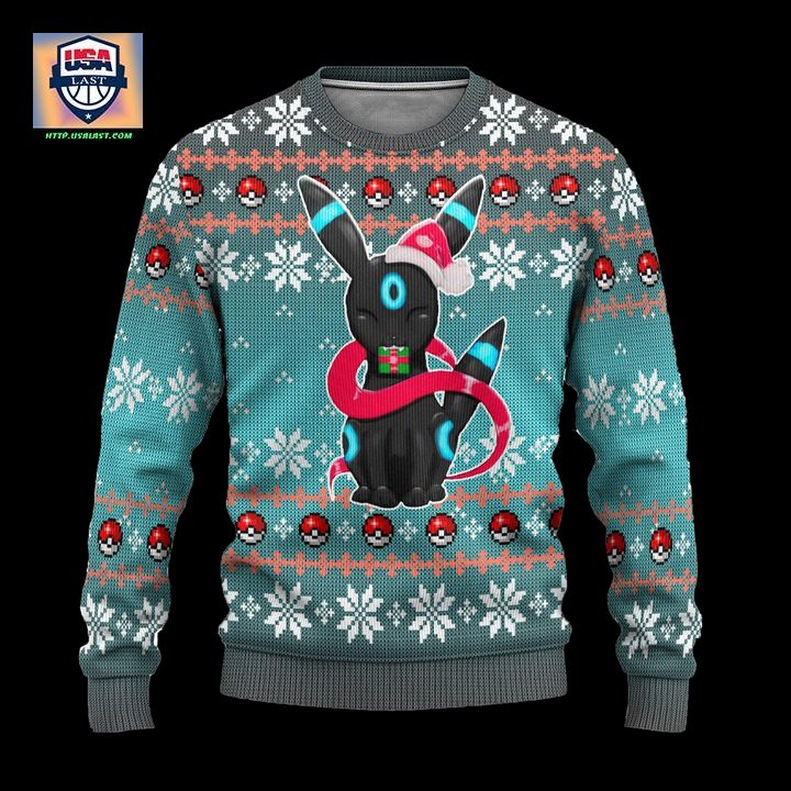 Pokemon Umbreon Anime Ugly Christmas Sweater Xmas Gift