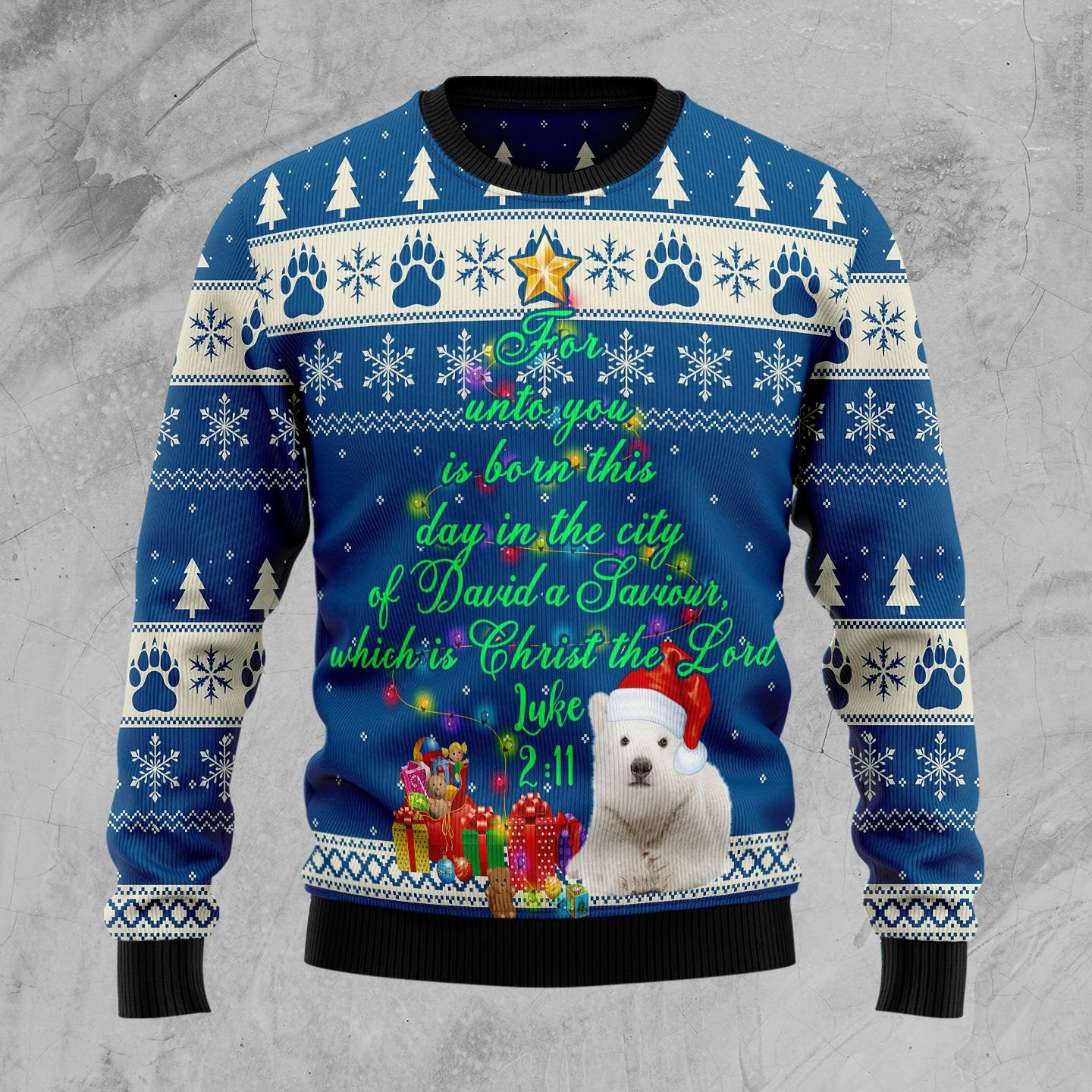 Polar Bear Have A Merry Christmas Ugly Christmas Sweater, Perfect Holiday Gift