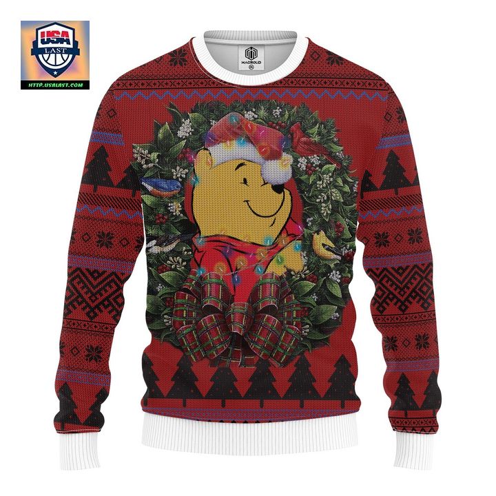 Pooh Winnie The Pooh Mc Ugly Christmas Sweater Thanksgiving Gift