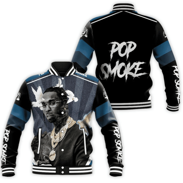Pop Smoke Legend Never Die Rapper Baseball Jacket for Men & Women | Music Fan Gift