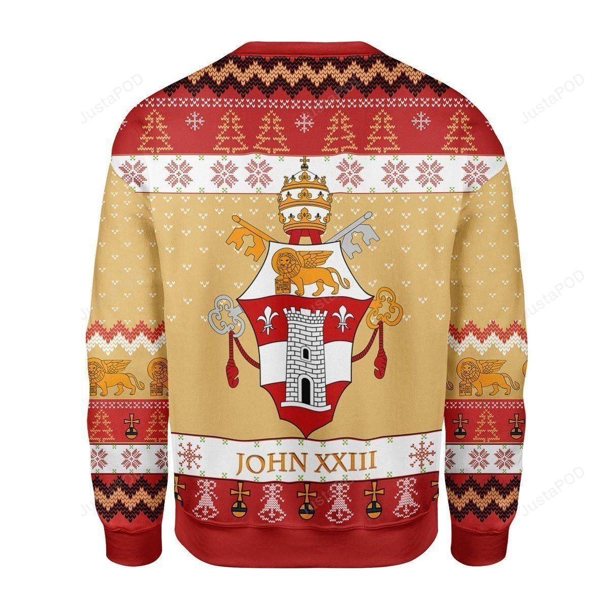 Pope John Xxiii Ugly Christmas Sweater, Perfect Holiday Gift