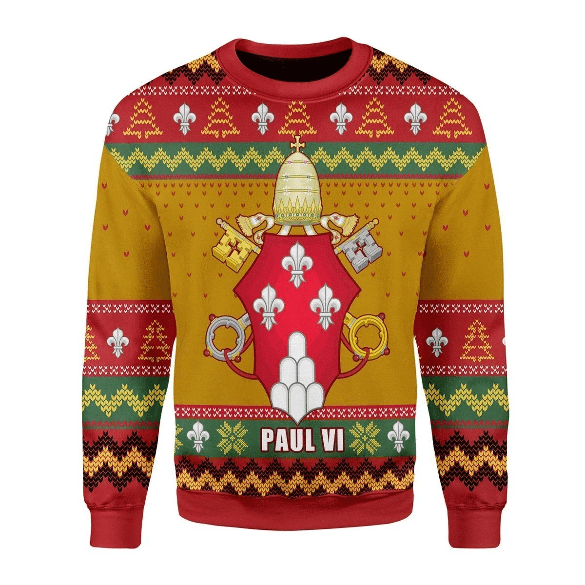 Pope Paul Vi Ugly Christmas Sweater,