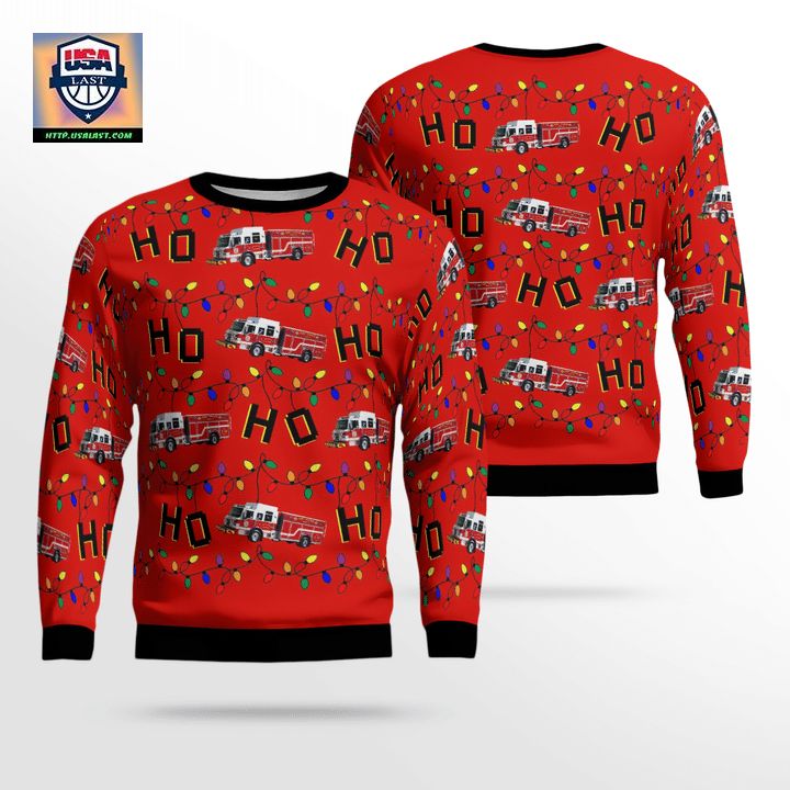 Port Orange Florida Port Orange Fire Rescue Christmas Sweater 3D