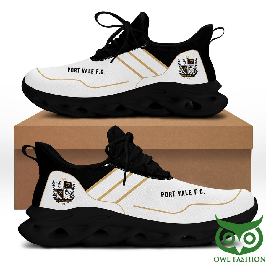 Port Vale FC Max Soul Shoes Sneakers for Men And Women – Soccer Fan Shoes, Team Sneakers